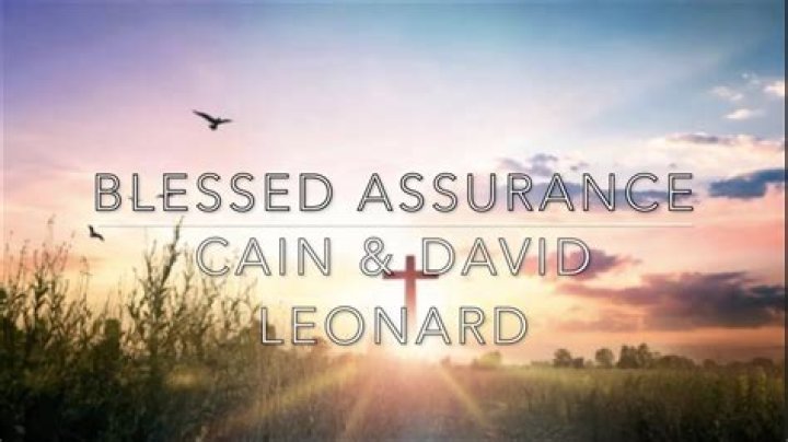 Blessed Assurance by CAIN, David Leonard